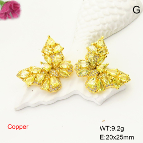 F6E405152bhia-L017  Fashion Copper Earrings