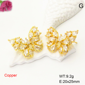 F6E405154bhia-L017  Fashion Copper Earrings