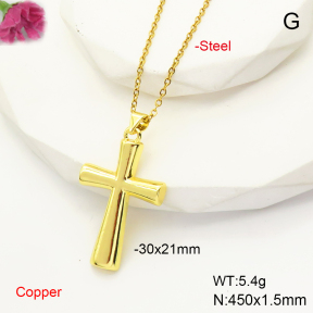 F6N200546avja-L017  Fashion Copper Necklace