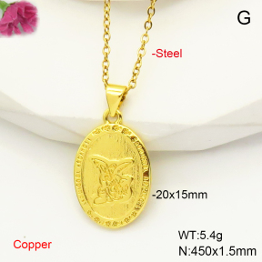 F6N200564aajl-L017  Fashion Copper Necklace