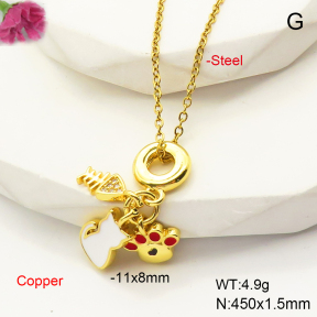 F6N300947baka-L017  Fashion Copper Necklace