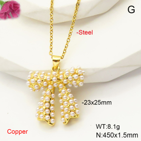 F6N300950vbnb-L017  Fashion Copper Necklace