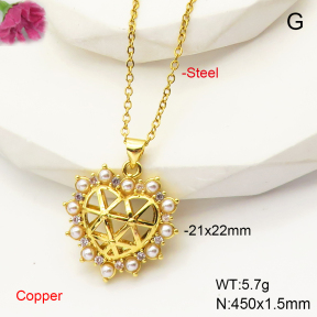 F6N300951vbmb-L017  Fashion Copper Necklace