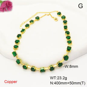 F6N407478vhov-L017  Fashion Copper Necklace