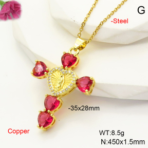 F6N407482vbnb-L017  Fashion Copper Necklace