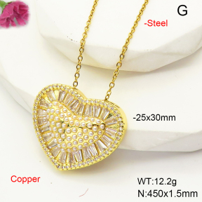 F6N407492bhva-L017  Fashion Copper Necklace