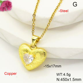 F6N407499vail-L017  Fashion Copper Necklace