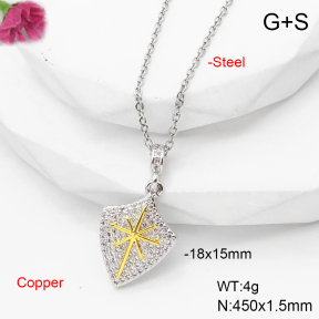 F6N407502vbmb-L017  Fashion Copper Necklace