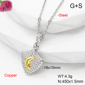 F6N407503vbmb-L017  Fashion Copper Necklace