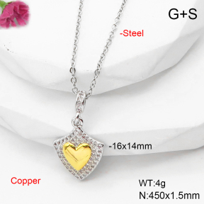 F6N407504vbmb-L017  Fashion Copper Necklace