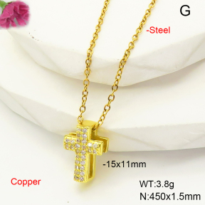 F6N407507aajl-L017  Fashion Copper Necklace
