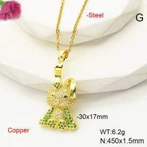 F6N407512vbmb-L017  Fashion Copper Necklace