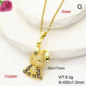 F6N407514vbmb-L017  Fashion Copper Necklace