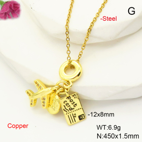F6N407518baka-L017  Fashion Copper Necklace
