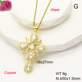 F6N407523vbnb-L017  Fashion Copper Necklace