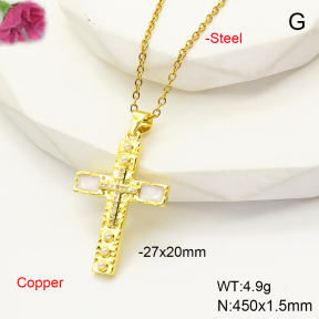 F6N407524baka-L017  Fashion Copper Necklace
