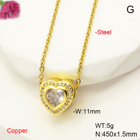 F6N407531baka-L017  Fashion Copper Necklace