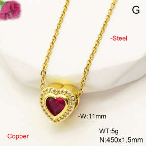 F6N407532baka-L017  Fashion Copper Necklace