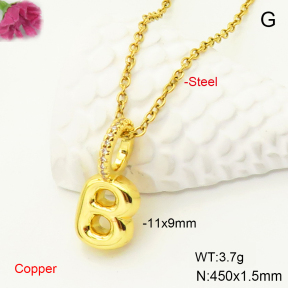 F6N407534vail-L017  Fashion Copper Necklace
