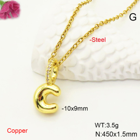 F6N407535vail-L017  Fashion Copper Necklace
