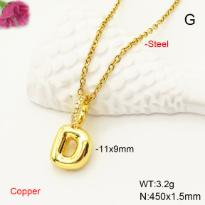 F6N407536vail-L017  Fashion Copper Necklace