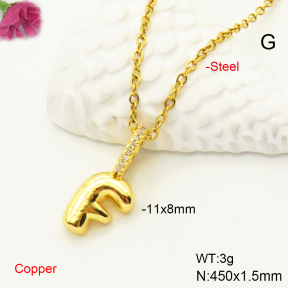 F6N407538vail-L017  Fashion Copper Necklace