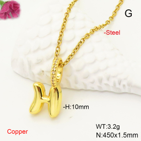 F6N407540vail-L017  Fashion Copper Necklace