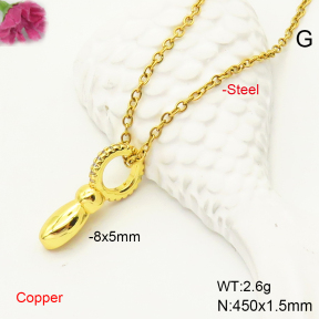 F6N407541vail-L017  Fashion Copper Necklace