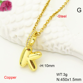 F6N407543vail-L017  Fashion Copper Necklace