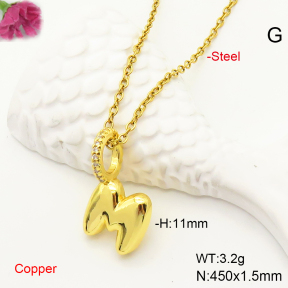 F6N407545vail-L017  Fashion Copper Necklace