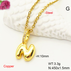F6N407546vail-L017  Fashion Copper Necklace
