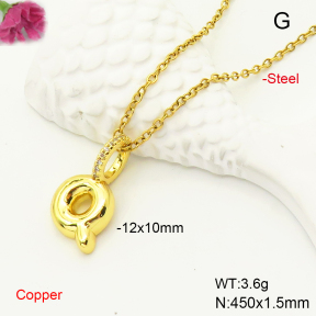 F6N407549vail-L017  Fashion Copper Necklace