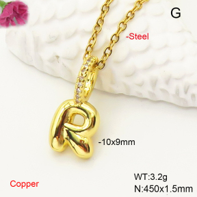 F6N407550vail-L017  Fashion Copper Necklace