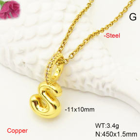 F6N407551vail-L017  Fashion Copper Necklace