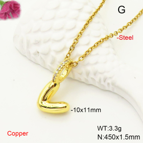 F6N407554vail-L017  Fashion Copper Necklace