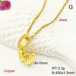 F6N407555vail-L017  Fashion Copper Necklace