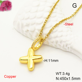 F6N407556vail-L017  Fashion Copper Necklace