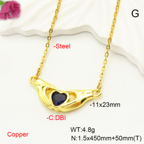 F6N407560avja-L017  Fashion Copper Necklace