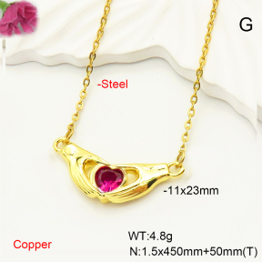 F6N407562avja-L017  Fashion Copper Necklace