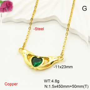 F6N407563avja-L017  Fashion Copper Necklace