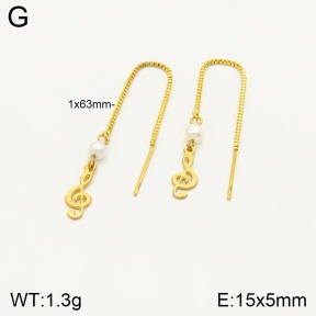 2E3002145vbmb-350  Stainless Steel Earrings