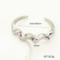 GEB000539vhov-066  Handmade Polished  Stainless Steel Bangle