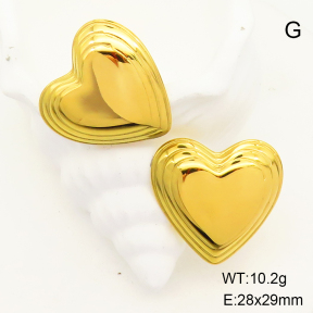 GEE001404bhia-066  Handmade Polished  Stainless Steel Earrings