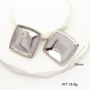 GEE001805vhha-066  Handmade Polished  Stainless Steel Earrings