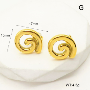 GEE001816bhva-066  Handmade Polished  Stainless Steel Earrings