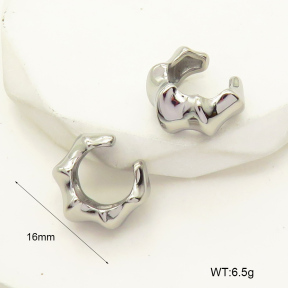 GEE001822vbpb-066  Handmade Polished  Stainless Steel Earrings