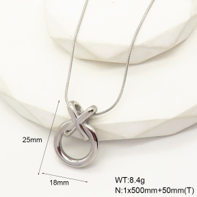 GEN001352vhha-066  Handmade Polished  Stainless Steel Necklace