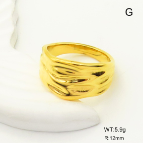 GER000948bhva-066  6-8#  Handmade Polished  Stainless Steel Ring