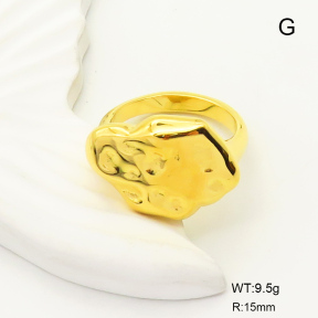 GER000953bhva-066  6-8#  Handmade Polished  Stainless Steel Ring
