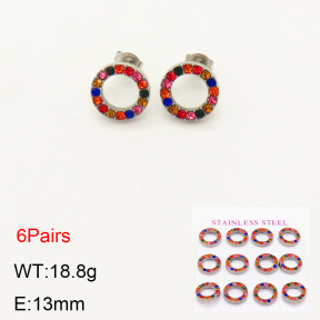 2E4003333aima-436  Stainless Steel Earrings